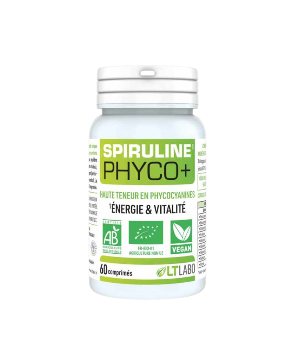 Spiruline BiO PHYCO+ 60 gélules