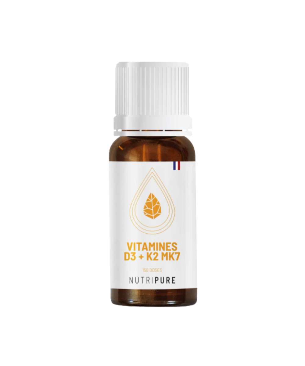 Vitamine D3 K2-MK7 1000 UI NUTRIPURE