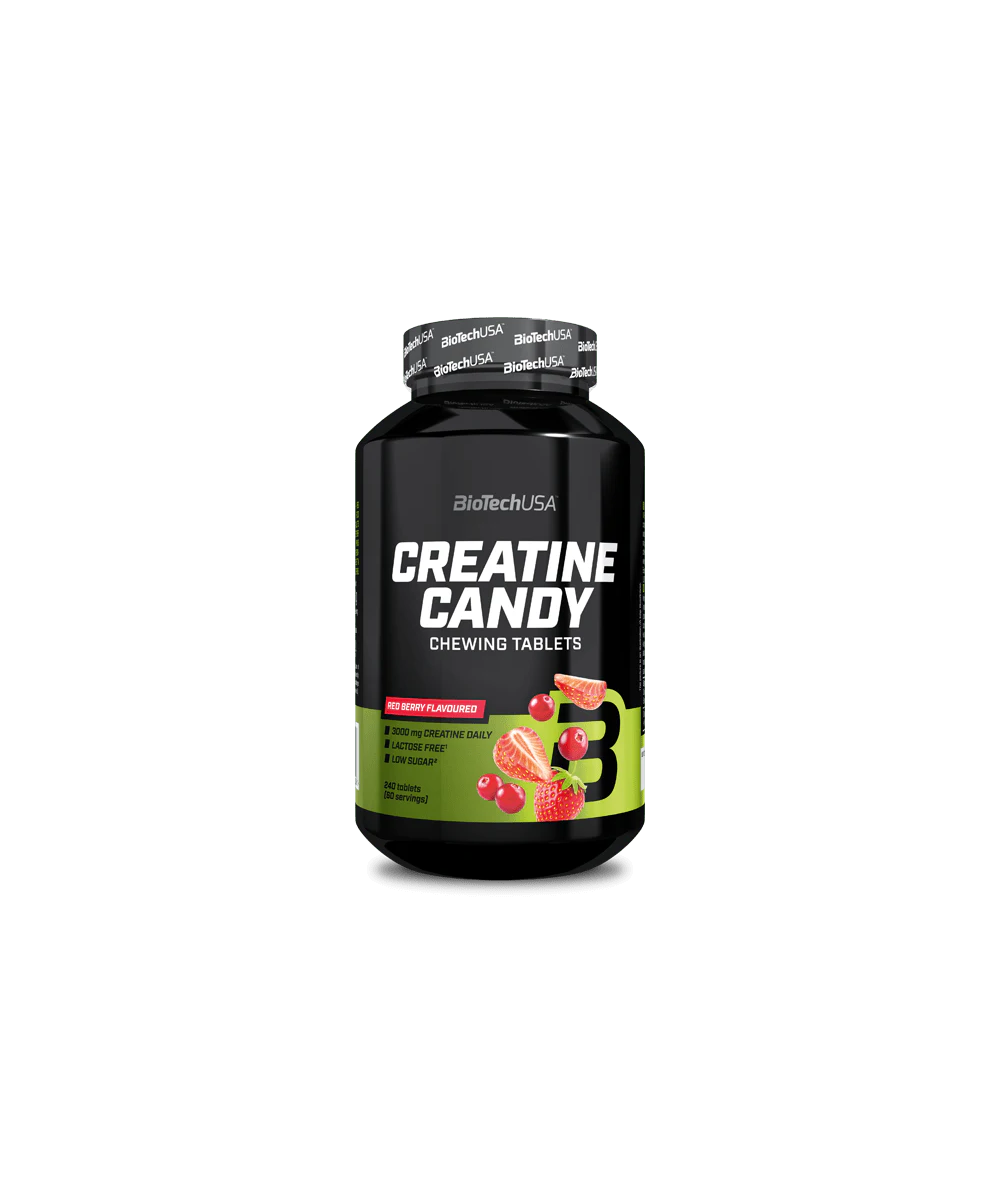 Créatine Candy - 240 tablettes à croquer BIOTECHUSA