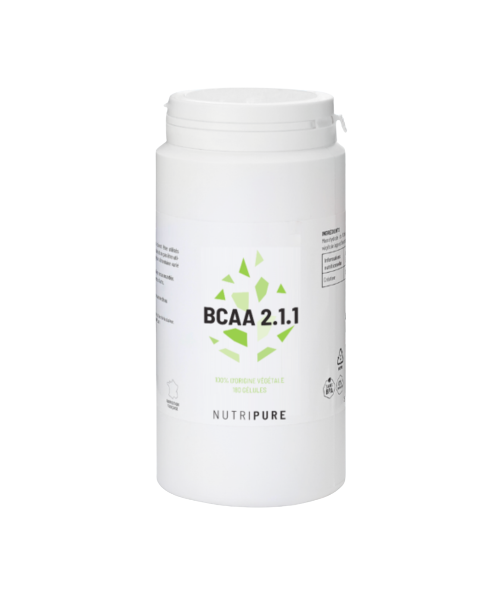 BCAA 2.1.1 180 gélules NUTRIPURE