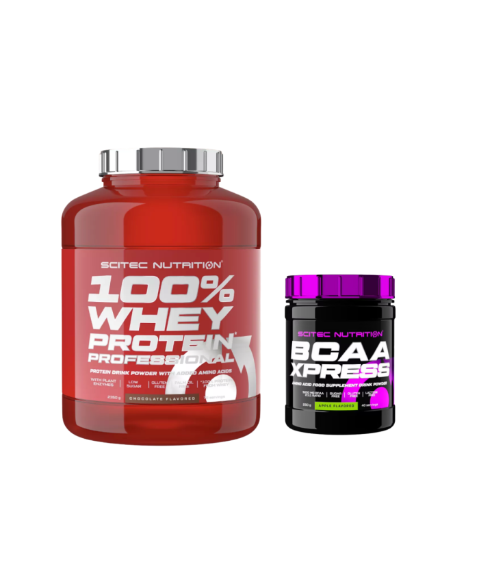 PACK WHEY PROFESSIONAL 2,35KG + BCAA XPRESS 280G SCITEC