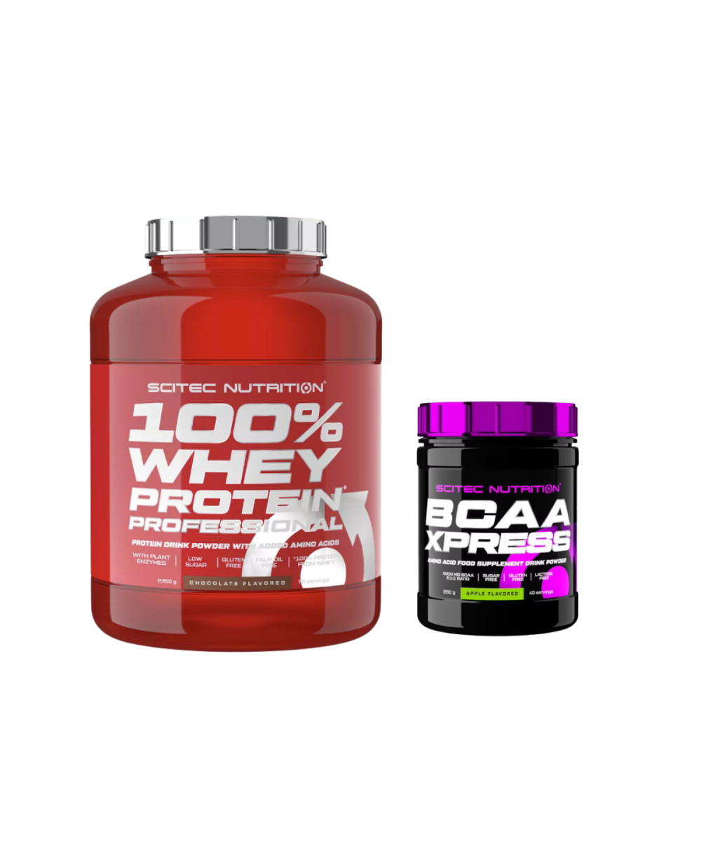 PACK WHEY PROFESSIONAL 2,35KG + BCAA XPRESS 280G SCITEC