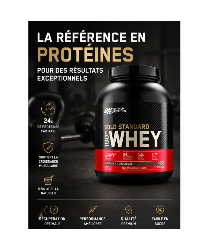100% WHEY GOLD 2.27KG...