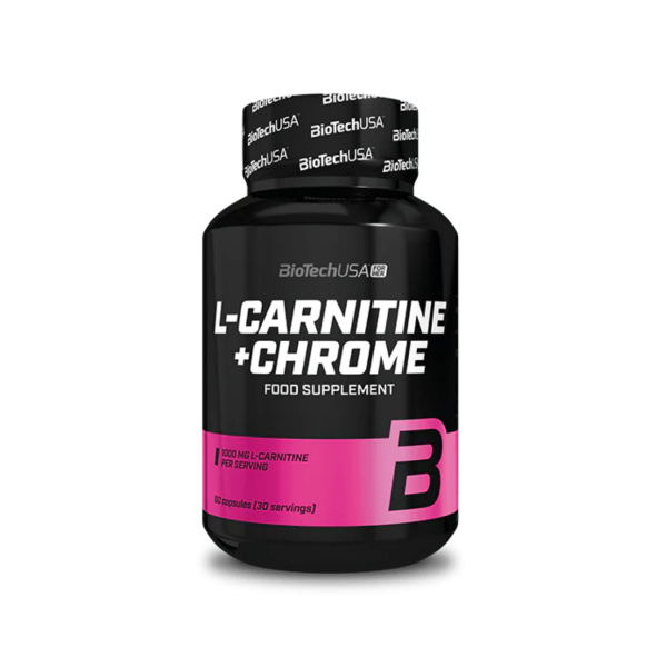 L-Carnitine + Chrome 60 gélules BIOTECH USA