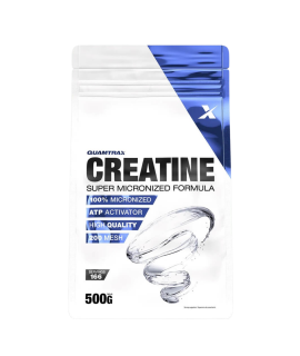 Créatine 100% Monohydrate Micronisée 500g QUAMTRAX