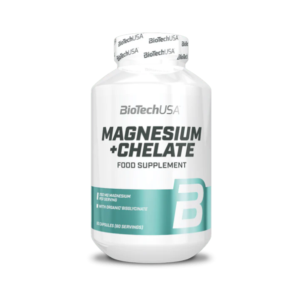 Magnésium + Chelate - 60 gélules BIOTECH USA